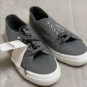 Superga 9.5 Women grey Canvas Sneakers